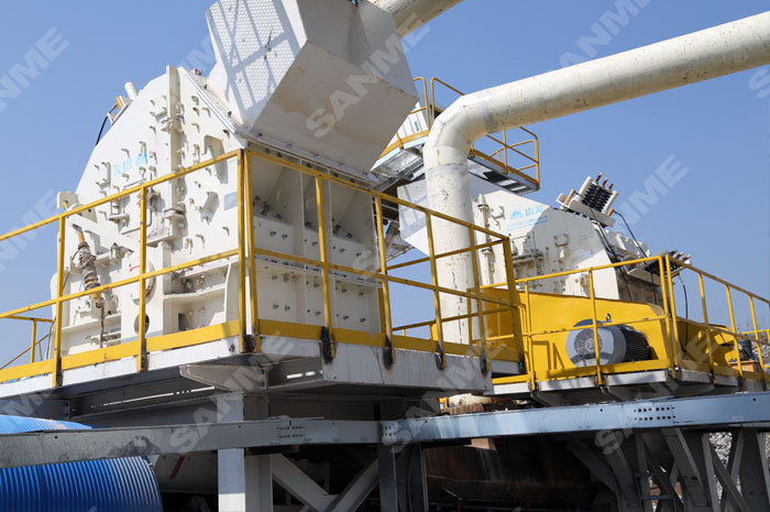 輝綠巖粉碎石子用哪種破碎機？輝綠巖破碎生產(chǎn)線案例