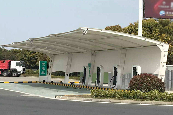 天津充電樁膜結(jié)構(gòu)：創(chuàng)新科技，緊跟綠色出行潮流